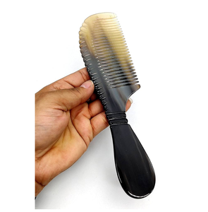 Peigne en corne de buffle 100% - Dents fines - Meilleure qualité - Multicolore - Fabriqué à la main - Pour usage domestique - Peigne en corne - Product Image 2