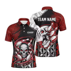 Jersey de Boliche Personalizado Premium, Transpirable, Antibacterial, de Secado Rápido, Tallas Grandes, MOQ Bajo - Product Image 1