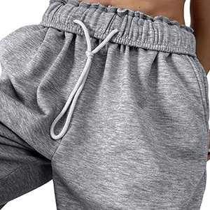 Pantalones deportivos de cintura baja con cordón para mujer, pantalones largos con bloques de color y bolsillos, joggers holgados informales para mujer - Product Image 5