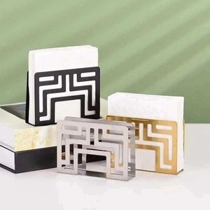 Porte-serviettes moderne en métal en forme de montagne, support à serviettes pour table à manger, décoration de cuisine - Product Image 6