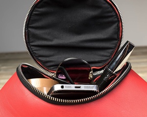 Multipurpose Custom Fashion Vintage Leather Cosmetic <b>Bags</b> quick dry for <b>Bag</b> Makeup sustainable durable Logo Leather Cosmetic <b>Bag</b> - Product Image 4