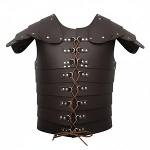 ชุดเกราะหนังนักรบอัศวินยุคกลางแบบคลาสสิก ปรับขนาดได้ พร้อมหัวเข็มขัด - Product Image 4