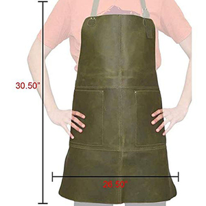 Tablier de protection unisexe sans manches de haute qualité, personnalisé, avec motif gaufré tendance, idéal pour la soudure, la restauration et les bars - Product Image 4