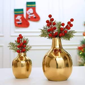 Elegante Florero de Hierro con Diseño Costero, Soporte para Arreglos Florales con Estilo para el Hogar, Sala de Estar, Oficina, Mesa, Boda - Product Image 2