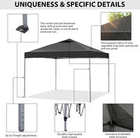 Tente Pop-Up Monocouche à Installation Facile, Type Extensible Quatre Saisons, Une Chambre, pour le Camping et l'Utilisation en Extérieur