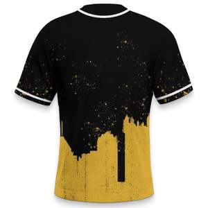 Lightweight Custom Baseball Jersey Breathable Polyester Team Shirt Custom Baseball Jersey Breathable Polyester - Product Image 4