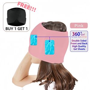 Tappo di sollievo per l'emicrania in Gel per la terapia del freddo caldo a 360 gradi per gli occhi gonfi della pressione del seno-pressione da Stress riutilizzabile - Product Image 1