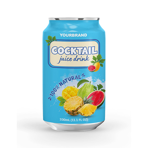 Jugo de Fruta 100% Natural, Marca Privada OEM, 330 ml, Bebida de Jugo de Fruta Pura, Cóctel con Sabor a Guayaba, Piña y Guava de Vietnam - Product Image 1