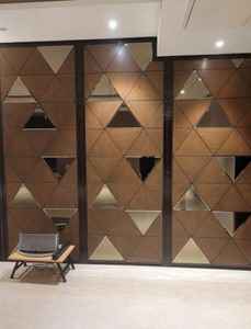 ฉากกั้นห้องนั่งเล่นเหล็กอ่อน ฉากกั้นห้องสไตล์โมเดิร์นสำหรับตกแต่งบ้าน ฉากกั้นห้องนั่งเล่นแบบโมเดิร์น ฉากกั้นห้องแบบโมดูลาร์สำหรับบ้าน - Product Image 5