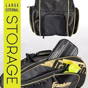 Sac à dos de pickleball tendance avec logo personnalisé, cadre externe, 600D, grande capacité, compartiment à chaussures, haute qualité, 30-40L - Product Image 3