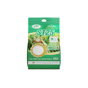 SEPON 100% Organic White <b>Rice</b> SPOrice 5kg <b>Bag</b> Long Grain Hard Texture ISO/GMP Certified 5% Broken 3% Moisture Vietnam Origin 1 - Product Image 1