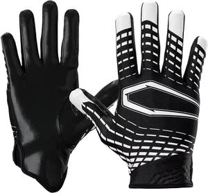 Gants de football américain à paume hautement adhérente, personnalisables avec marque et logo, pour l'entraînement, gants d'équipe personnalisés, gants de football américain pour hommes - Product Image 1