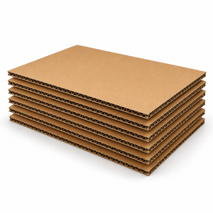 แผ่นกระดาษลูกฟูกสีน้ำตาลขาวแบบกำหนดเองสำหรับบรรจุภัณฑ์ - Product Image 3