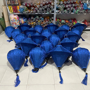 Lanterne en soie artisanale du Vietnam, meilleur prix, abat-jour suspendu pour décoration intérieure, extérieure, maison, festival, événement - Product Image 1