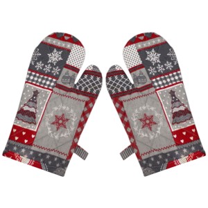 Nueva Colección en Tendencia: Guante de Horno Navideño 100% Algodón de Buena Calidad, Ecológico, Apto para Microondas - Product Image 5