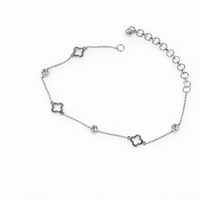 Bracelets de luxe ajustables à maillons en or massif 10K 14K 18K avec diamants de laboratoire taille ronde et moissanite pour l'amitié