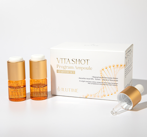 Brightening Whitening Ampoule Stabilized <b>Vitamin</b> C Hyaluronic Acid Glycerin <b>Liquid</b> Face Skin Treatment Daily Use Formula Gentle - Product Image 1
