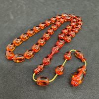 Tasbih de luxe fait main en perles de résine, chapelet islamique, compteur de prières musulmanes, accessoire de culte spirituel élégant, thème ange