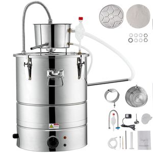 Kit Distillatore Domestico da 50L (15 Galloni) con Tubo in Acciaio Inossidabile e Pompa per la Produzione di Alcolici e Liquori - Product Image 1