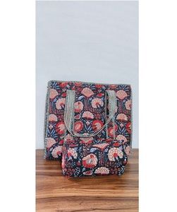 Premium Cotton Classic Shoulder Tote Bag with Bohemian Embroidery Personalized Reusable Carry Bags for Shopping Work Travel - Product Image 1