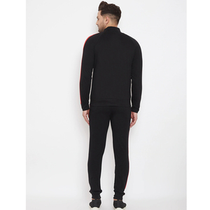 Ensemble de survêtement d'hiver pour homme avec fermeture éclair intégrale, vêtements de sport personnalisés, ensemble veste et pantalon de jogging, tenue de sport pour la course à pied et l'entraînement, broderie 3D - Product Image 3