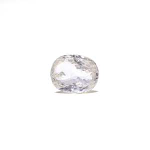 Loose 4 Carat Oval Cut Yellow Sapphire Gemstone for Fine Jewelry - Product Image 1