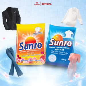 Poudre à lessiver Sunro 800G, blanchissante, nettoyage en profondeur, parfumée, pour le lavage des vêtements - Product Image 3
