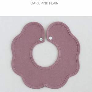 Bavoir bébé JALBEBE en coton doux à motif floral, avec bouton-pression, bavoir d'alimentation à bord festonné mignon, antibactérien, écologique, unisexe - Product Image 4