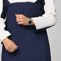 Jubba pour hommes de style koweïtien et saoudien moderne, faible MOQ, qualité supérieure, vêtements islamiques décontractés pour hommes, thobe / thawb