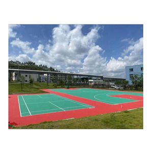 Media cancha de baloncesto, cancha de baloncesto para patio trasero, mini cancha de baloncesto, suelo para cancha de baloncesto - Product Image 4