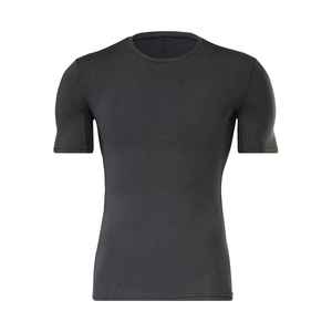 High Quality Solid Color Compression Shirt for <b>Men</b> Performance <b>Stretch</b> Gym Sports Wear Regular Fit Quick Dry Breathable - Product Image 1