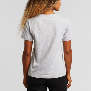T-shirt pour femmes, design personnalisé élégant, nouvelle arrivée, manches courtes, col rond, taille plus, vente en gros, imprimé, 100% coton, respirant - Product Image 2