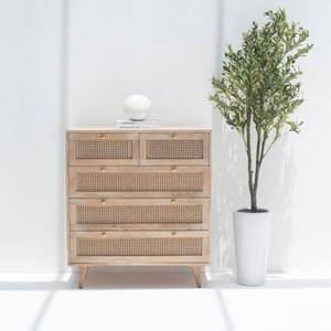Vandana Arista Cresta Rattan Wood <b>Sideboard</b> for Stylish Modern Indoor & Outdoor Home Interiors - Product Image 3