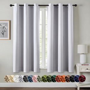 Tende Oscuranti Termoisolanti con Occhielli Solidi, Lunghe 63 Pollici, per Camera da Letto e Soggiorno, 2 Pannelli, Riduzione del Rumore - Product Image 2