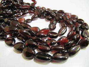 Perles de grenat Hessonite naturel, taille irrégulière, 8-14 mm - Product Image 4