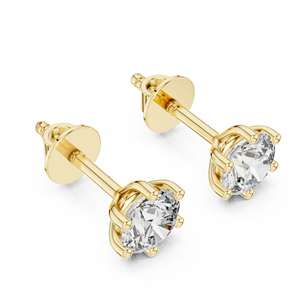 18k White Gold Yellow Gold Rose Gold Oval Cut <b>Fine</b> Jewelry Lab Grown Diamond Stud <b>Earring</b> Women - Product Image 6