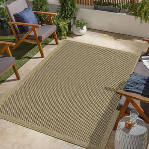 Alfombra para interiores y exteriores Earth GC_NTL1005 de 7 pies y 10 pulgadas. X 10 pies. 3 pulgadas. Yute/Mocha 10 pulgadas 3 en 1. - Product Image 1