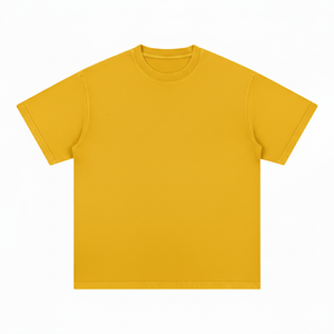 เสื้อยืดผู้ชายพิมพ์ลายวินเทจสไตล์ย้อมสีแบบแอซิดวอช  โลโก้สั่งทำได้ คุณภาพสูง ผ้าคอตตอนหนานุ่ม ทรงบ็อกซี่ เสื้อยืดฟอกสีสำหรับผู้ชาย - Product Image 4