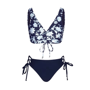 Pakistan Manufacture Women's Tankini <b>Set</b> Unique Floral Design for Outdoor Use 1 Piece Polyester <b>Bikini</b> - Product Image 2