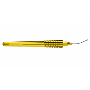 Ciseaux de précision ophtalmiques en titane de qualité supérieure pour la découpe de lentilles intraoculaires vitréo-rétinianes, longueur 143 mm, disponibles en 20g, 21g, 22g, 23g et 25g - Product Image 1