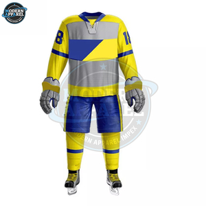 Uniforme de hockey au design unique, grande taille, uniforme de hockey sur glace personnalisé pour hommes, nouveaux uniformes de hockey sur glace de haute qualité en gros - Product Image 2