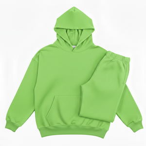 Sweat-shirt à capuche et pantalon de survêtement de haute qualité pour hommes, ensemble personnalisé deux pièces, tenue de sport décontractée toute saison - Product Image 1