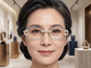Rimless Square <b>Sunglasses</b> Pear & <b>Round</b> Cut Moissanite Diamond Iced Out Luxury Eyewear Unisex Hip Hop Designer Glasses Gift - Product Image 5