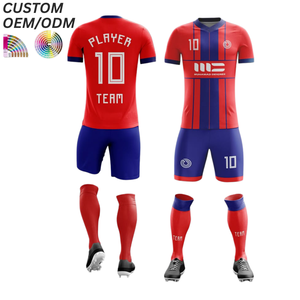 Tenue de football respirante à séchage rapide 100% polyester, kit d'entraînement, maillot, uniforme, OEM, ODM, vente en gros - Product Image 1
