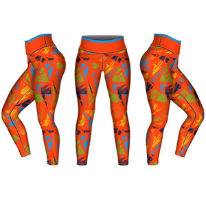 Custom Wholesale Womens Sublimation High Waist <b>Butt</b> <b>Lifting</b> Yoga <b>Leggings</b> Solid Nude Feel Tight Breathable Fitness & Sports Pant - Product Image 2