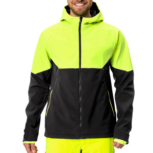 Chaqueta de Forro Polar con Capucha para Hombre, Diseño Color Block, Cortavientos, con Cierre, Deportiva, para Invierno y Actividades al Aire Libre - Product Image 2