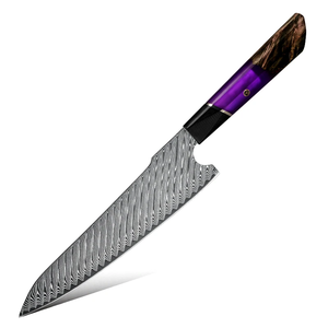 Cuchillos LEGACY BLADES Profesionales de Acero de Damasco, Mango de Resina, Forjados a Mano, Cuchillo de Cocina, Fabricante OEM ODM - Product Image 1