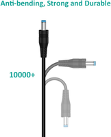 Cable de Alimentación de 5V CC, Cable de Carga USB a Conector CC con 10 Adaptadores para Cargar USB-HUB, Mini Ventilador, Cámara, Reloj Inteligente, Teléfono Móvil