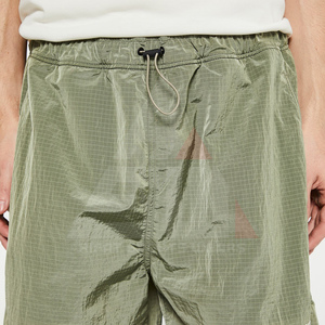 Shorts de bain et de sport décontractés pour hommes en toile, polyester/coton, séchage rapide, respirants, taille mi-haute, pour l'été, le basketball, la natation et la course à pied - Product Image 5