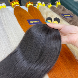 ผมต่อเวียดนามแท้แบบเป็นมัด ขายส่ง คุณภาพสูง เรียงเกล็ดผม สีดำธรรมชาติ - Product Image 2
